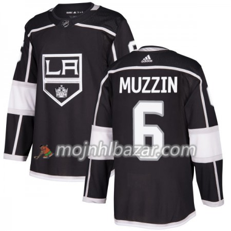 Dresovi Los Angeles Kings Jake Muzzin 6 Adidas 2017-2018 Crna Authentic - Muške